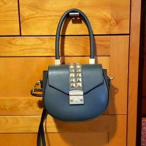 Authentic Valentino grey shoulder and hand purse
